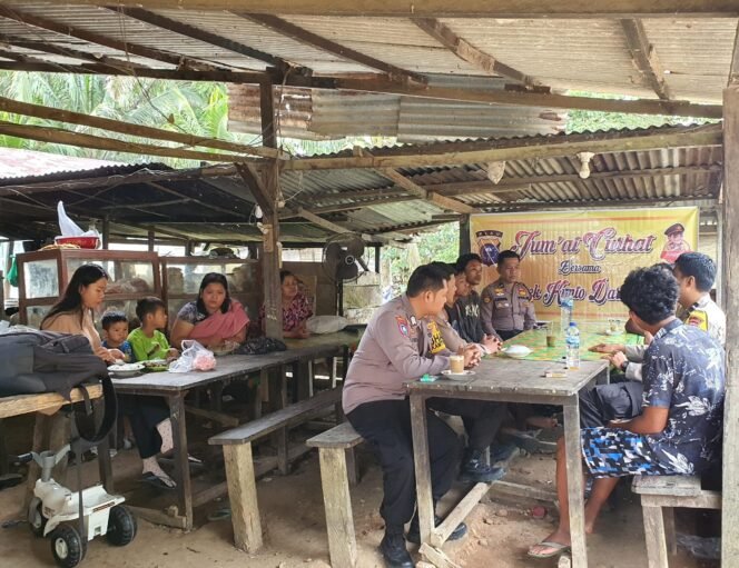 
					Dipimpin AKP Buyung, Personil Polsek Kuntodarussalam Rutin Gelar Jum’at Curhat Presisi 