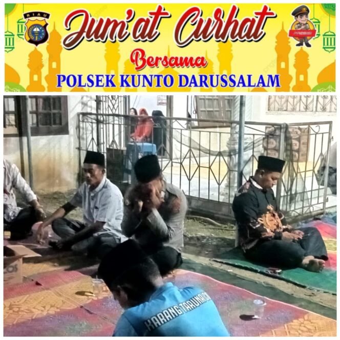 
					Raih Kepercayaan Masyarakat, Personil Polsek Kuntodarussalam Rutin Gelar Jum’at Curhat 