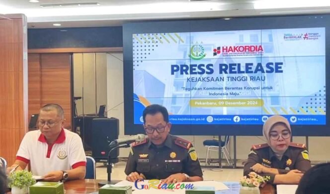 
					Peringati Hakordia, Kajati Riau Ungkap Selamatkan 12,6 Miliar Kerugian Negara