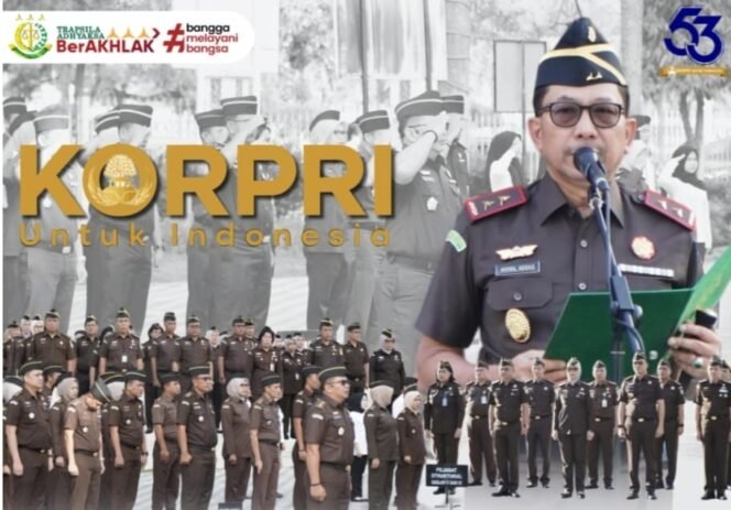 
					Bertindak Sebagai Irup, Kajati Riau Sampaikan Sambutan Presiden di HUT KORPRI Ke-53