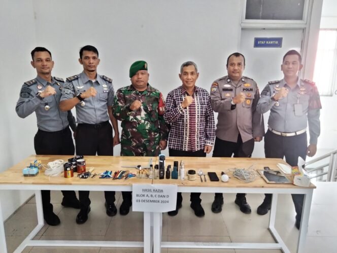 
					Tindaklanjuti Arahan Menteri Imipas, Lapas Narkotika Rumbai Gelar Razia Insidentil