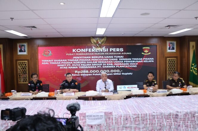 
					Penyitaan Uang Tunai Rp288 Miliar dalam Perkembangan Perkara PT Duta Palma Korporasi
