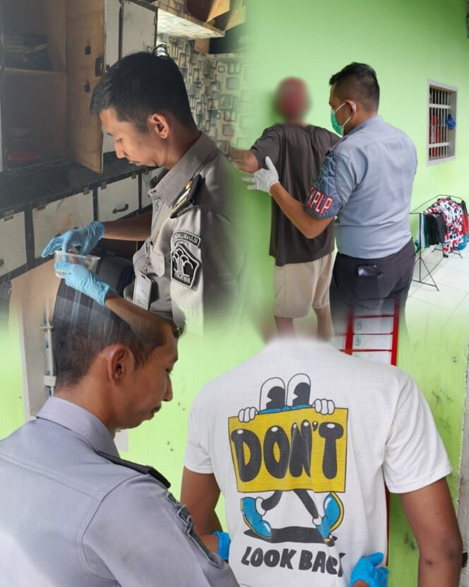 
					Tingkatkan Kewaspadaan dan Deteksi Dini Pada Akhir Tahun, Lapas Pekanbaru Gelar Razia Kamar Hunian Warga Binaan