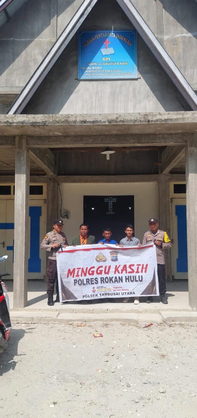 
					Polsek Tambusai Utara Wujudkan Kedekatan dengan Masyarakat Melalui Program Minggu Kasih