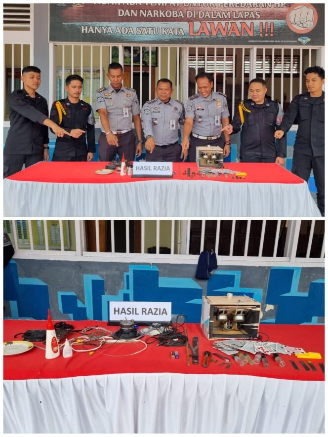 
					Lapas Selatpanjang laksanakan Penggeledahan Dan Razia Blok Hunian WBP 