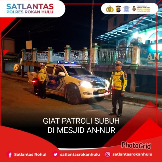 
					Patroli Subuh Sat Lantas Polres Rokan Hulu Sukses Jaga Kelancaran Dan Keamanan Lalu Lintas