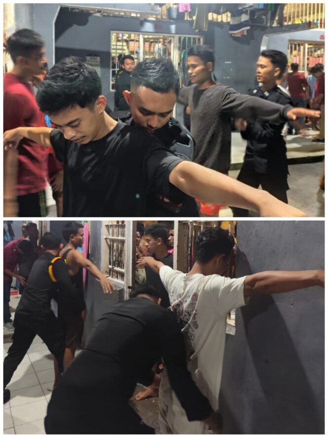 
					Lapas Selatpanjang Lakukan Razia Blok Hunian serta Pemusnahan Barang Bukti Hasil Razia Bersama APH dalam Rangka Memastikan Kondisi Lapas Tetap Aman dan Kondusif.