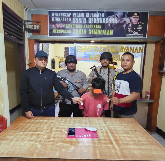 
					Perang Melawan Narkoba Satu Orang Kurir Diringkus Polsek Kunto Darusallam Di Perkebunan Sawit Muara Dilam