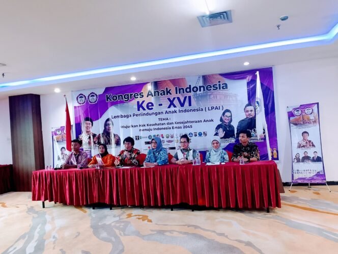 
					Kongres Anak Indonesia ke-XVI Tahun 2025 “Wujudkan Hak Kesehatan dan Kesejahteraan Anak menuju Indonesia Emas 2045”