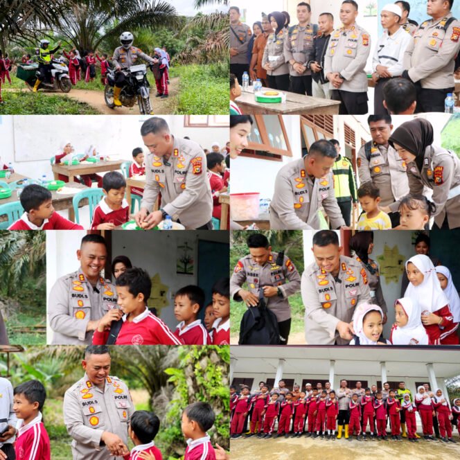 
					Wujudkan Program Presiden RI: Polres Rokan Hulu Gelar Makan Bergizi Gratis Dan Pemberian Alat Tulis Di SDN 016