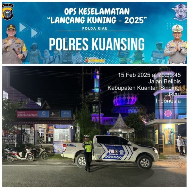 
					Sat Lantas Polres Kuansing Gencarkan Patroli Blue Light Demi Keselamatan Pengguna Jalan