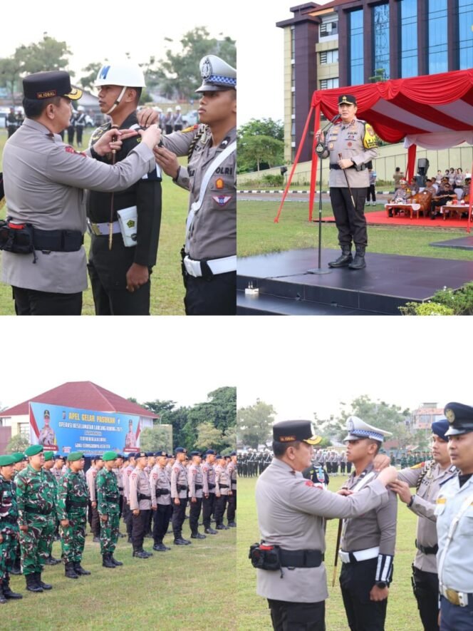 
					Kapolda Riau Irjen Pol M. Iqbal Pimpin Apel Gelar Pasukan Operasi Lancang Kuning 2025, Wujudkan Cipta Kondisi Lima Pilar Keselamatan.