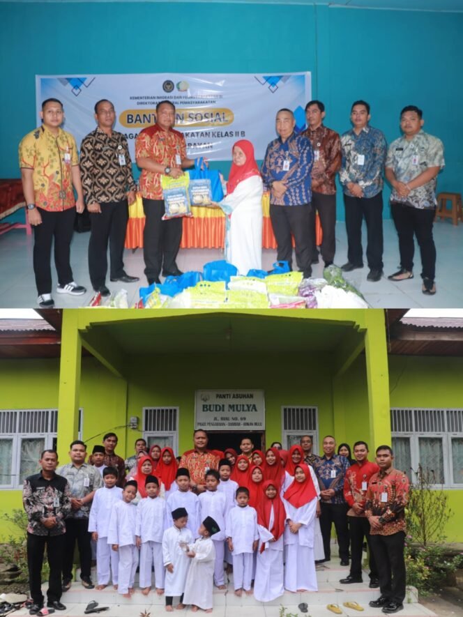 
					Dukung 13 Program Akselerasi, Lapas Pasir Pangaraian Santuni Panti Asuhan