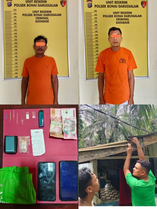 
					Tindak Tegas Peredaran Narkoba, Polsek Bonai Darussalam Ringkus Dua Pelaku.