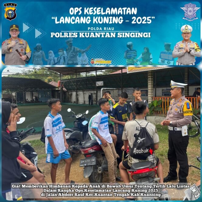 
					Operasi Keselamatan LK 2025: Upaya Preventif Polres Kuansing Demi Jalan Raya yang Aman