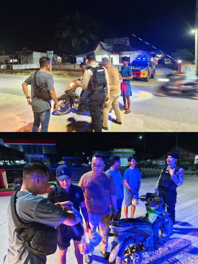 
					Operasi KRYD Polsek Bonai Darussalam Berjalan Lancar, Situasi Tetap Kondusif.