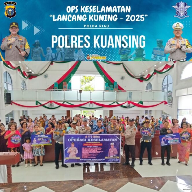 
					Operasi Keselamatan Lancang Kuning 2025: Polres Kuansing Edukasi Jemaat Gereja GPIB Efrata