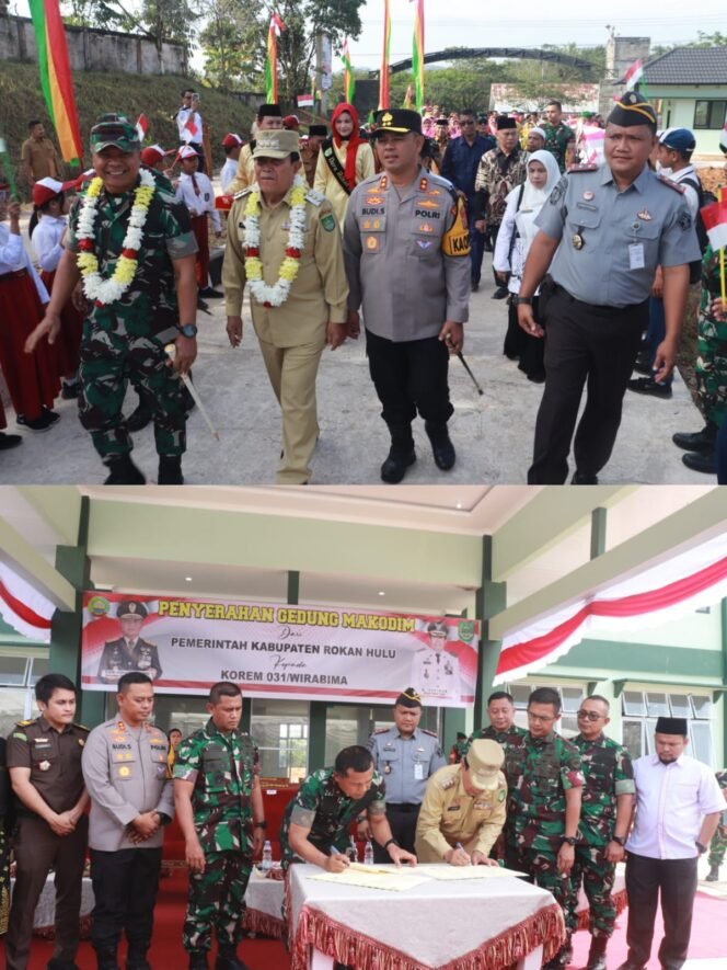 
					Kunjungan Kerja Danrem 031/Wira Bima dan Bupati Rokan Hulu Diterima Kepala Lapas Pasir Pangarian Efendi Purba