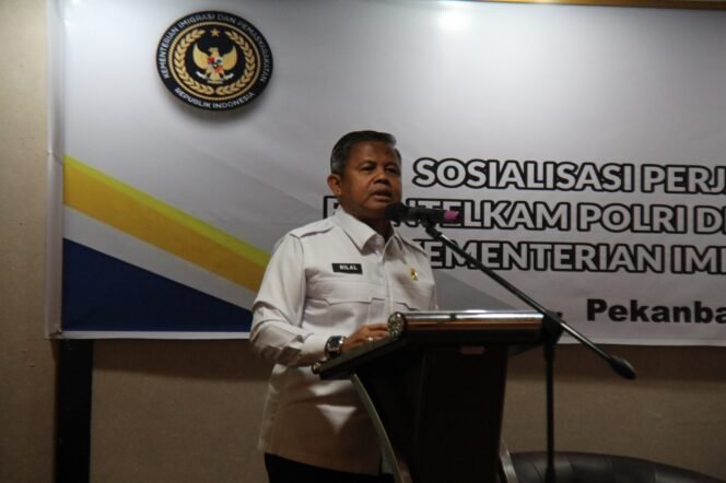 
					Perkuat Keamanan, Lapas Pekanbaru Hadiri Sosialisasi Kerja Sama Ditjenpas dan Polda Riau.