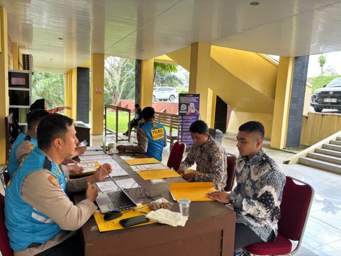 
					Polres Kuansing Laksanakan Verifikasi Seleksi Penerimaan Anggota Polri 2025 Secara Transparan dan Akuntabel