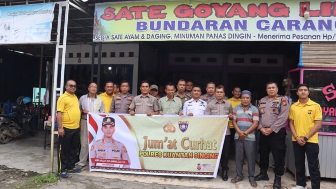 
					Polres Kuansing Gelar Jumat Curhat, Serap Aspirasi Masyarakat Jelang Ramadan.