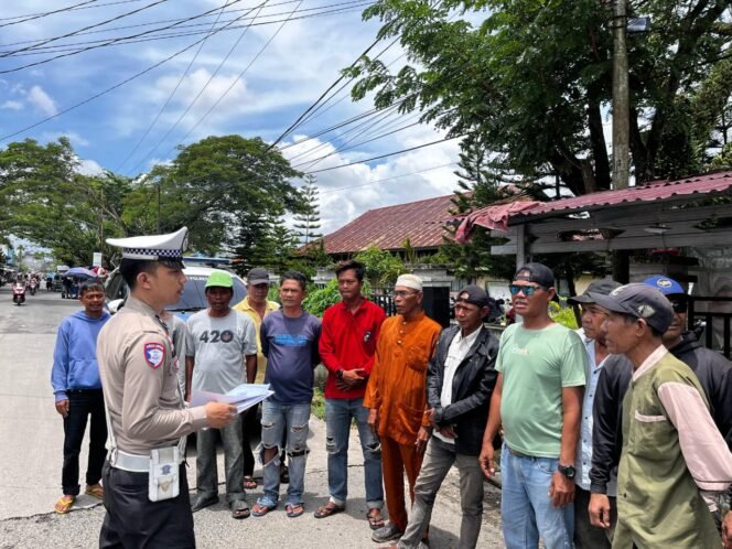 
					Polres Inhil Gelar Kampanye Keselamatan, Ajak Masyarakat Tertib Berlalu Lintas.