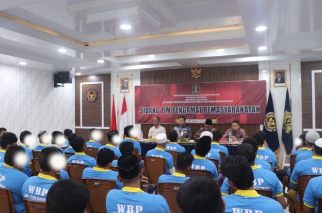 
					Sambut Ramadhan, Lapas Pasir Pengaraian Gelar Sidang TPP untuk 44 Warga Binaan.