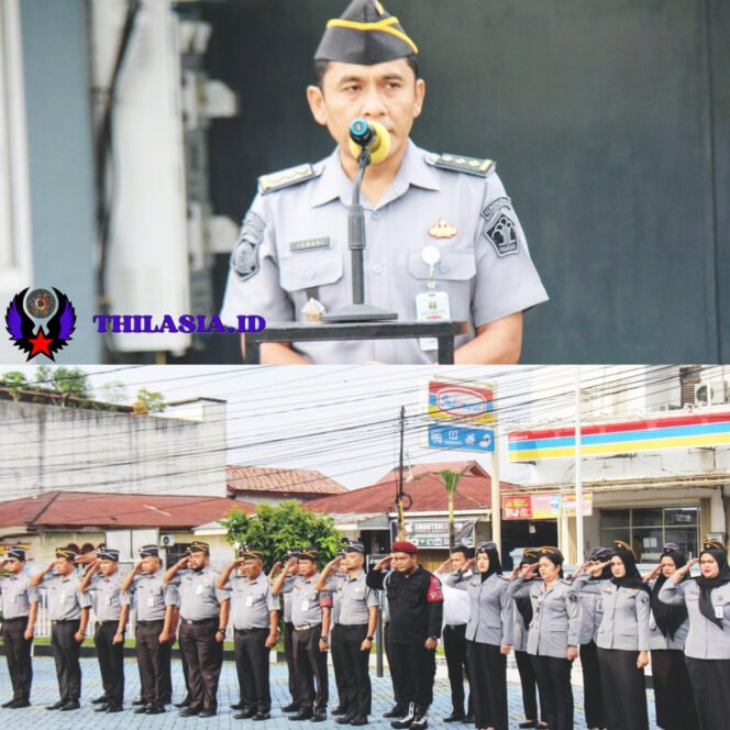 
					Kalapas Pekanbaru Ismadi Pimpin Apel, Himbau Jaga Kedisiplinan Tugas Agar Keamanan Terlaksana.