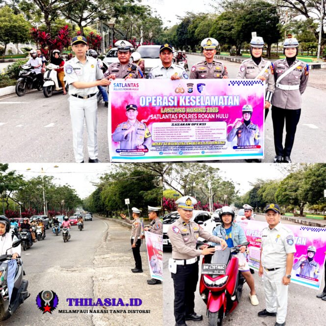 
					OK-LK25 – Polres Rokan Hulu Gelar Operasi Keselamatan Lancang Kuning 2025: Edukasi dan Aksi Nyata untuk Keselamatan Berlalu Lintas