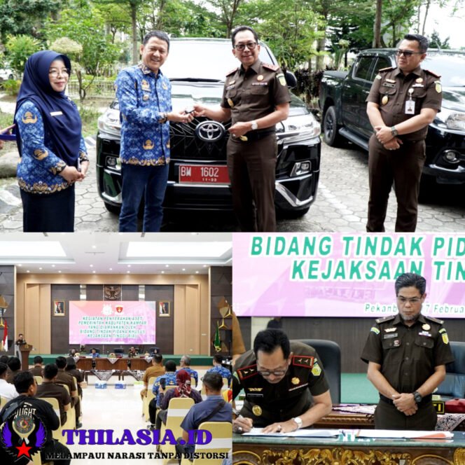 
					Kejati Riau Serahkan Aset Pemerintah Hasil Pengamanan Pidsus kepada Pemkab Kampar