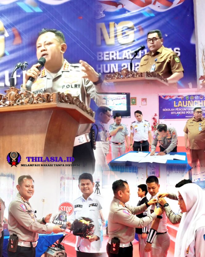 
					Polda Riau Luncurkan Sekolah Percontohan Tertib Lalu Lintas, Ciptakan Generasi Patuh Aturan.