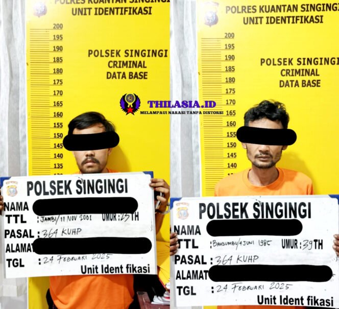 
					Polsek Singingi Ringkus Dua Pelaku Curanmor Sawit, Warga Nyaris Anarkis!