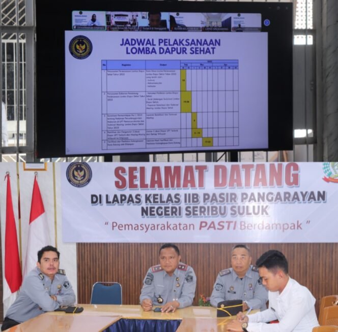 
					Lapas Pasir Pangaraian Ikuti Sosialisasi Lomba Dapur Sehat 2025, Siapkan Tata Kelola Berkualitas Sambut HBP ke-61.