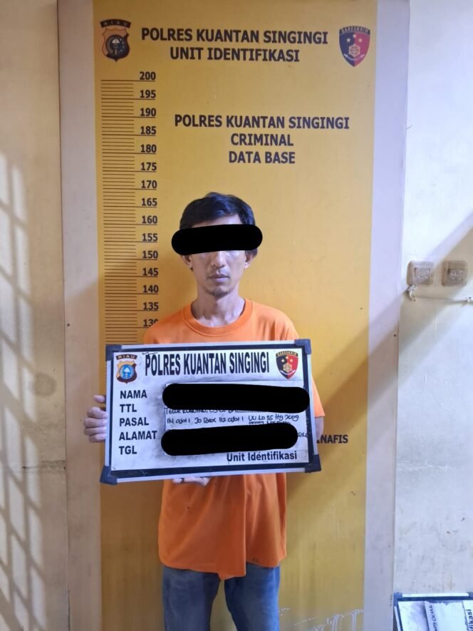 
					Tim Mata Elang Polres Kuansing Bekuk Residivis Pengedar Shabu di Kontrakan
