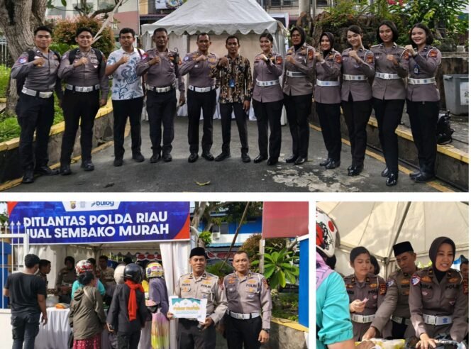 
					Masya Allah, Sembako Ramadhan Ditlantas Polda Riau Ludes Terjual Dalam Satu Jam.