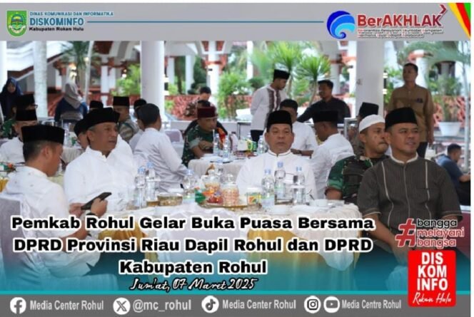 
					Gelar Buka Puasa Bareng, Pemkab Rohul Bersama DPRD Riau Dapil Rohul dan DPRD Rohul Semakin Bersinergi.