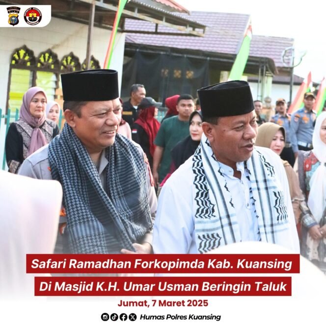 
					Polres Kuansing dan Forkopimda Hadiri Safari Ramadhan, Tegaskan Pentingnya Keamanan dan Ketertiban.