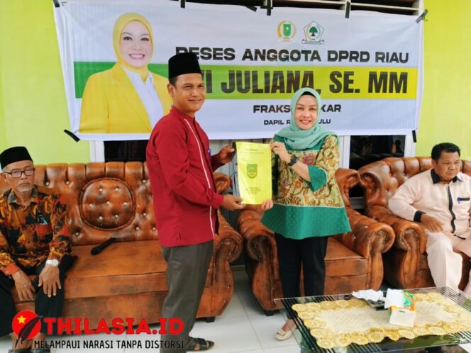 
					Reses di Pasir Baru, Evi Juliana Didorong Perjuangkan Bantuan Bibit Ikan untuk Ketahanan Pangan.