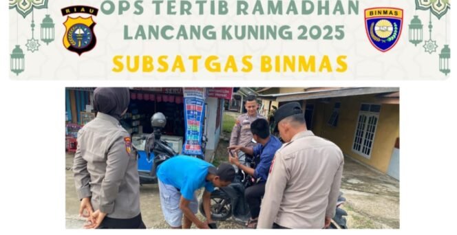 
					Subsatgas Binmas Polres Kuansing Sambangi Warga, Himbau Jaga Ketertiban Selama Ramadhan.