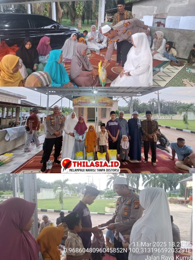 
					Polsek Rambah Hilir Gelar Buka Puasa Bersama dan Santuni Anak Yatim, Wujud Kepedulian di Bulan Ramadan.