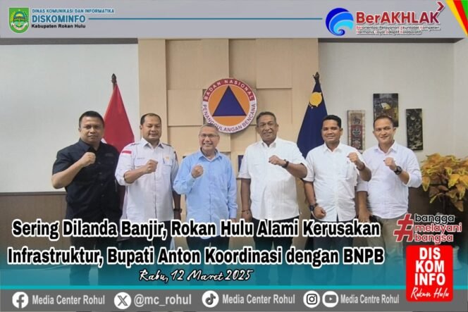 
					Infrastruktur Rusak Akibat Banjir, Bupati Rohul Minta Dukungan BNPB untuk Penanganan Cepat.