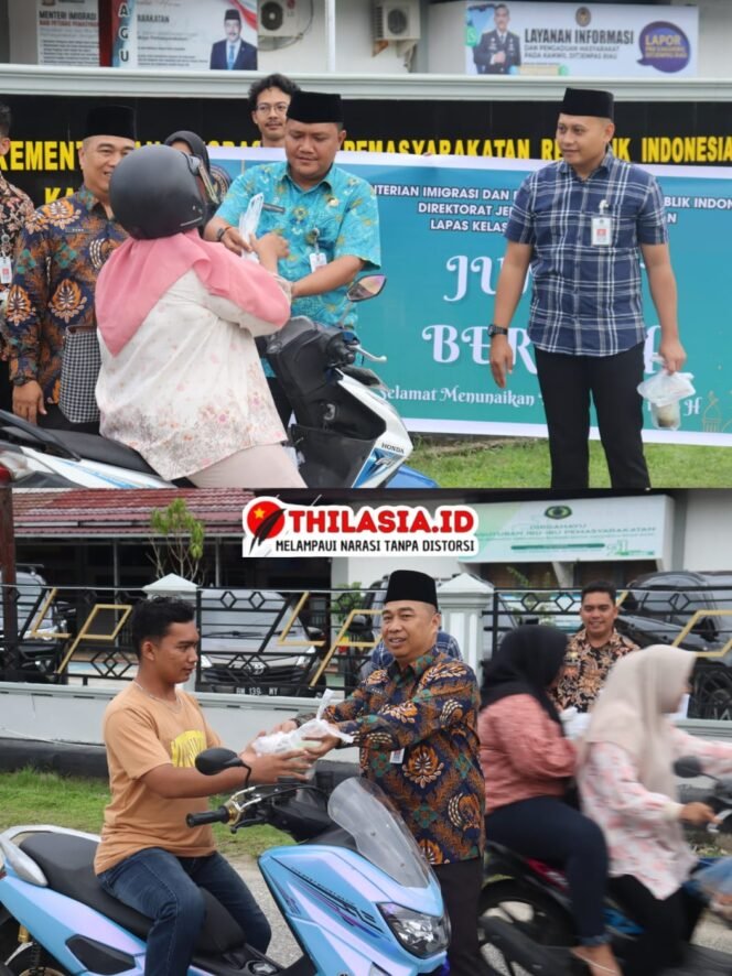 
					Indahnya Berbagi di Senja Ramadhan, Lapas Pasir Pangaraian Tebar Berkah Takjil.