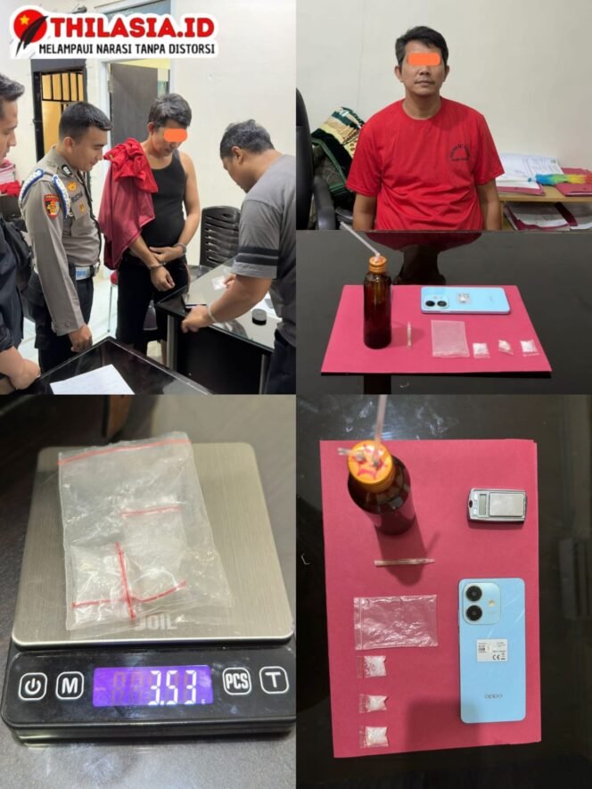 
					Tim Satresnarkoba Polres Rohul Beraksi: Amankan 3,53 Gram Sabu di Desa Pawan