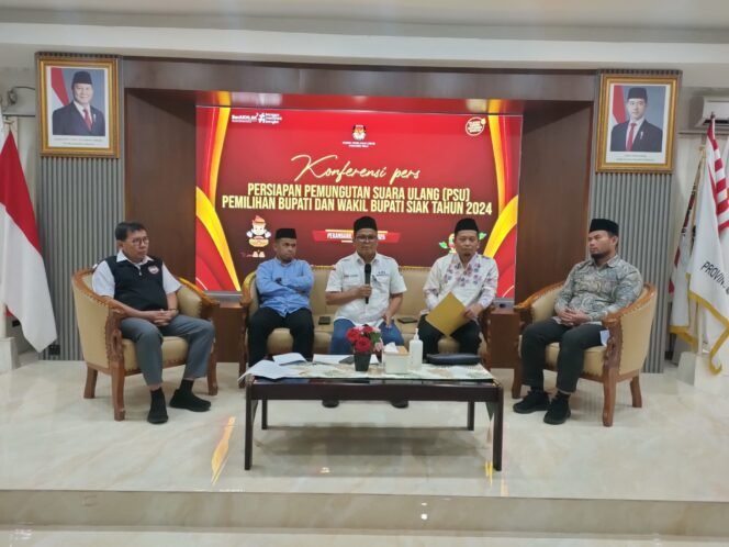 
					KPU Riau Paparkan Kesiapan Jelang PSU Pilkada Kabupaten Siak