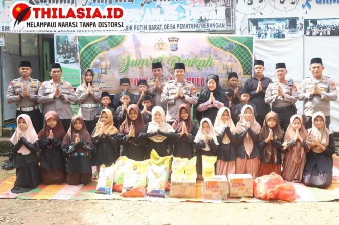 
					Wakapolres Rohul Gelar Jumat Curhat dan Berbagi Sembako di Panti Asuhan Al Uswah.