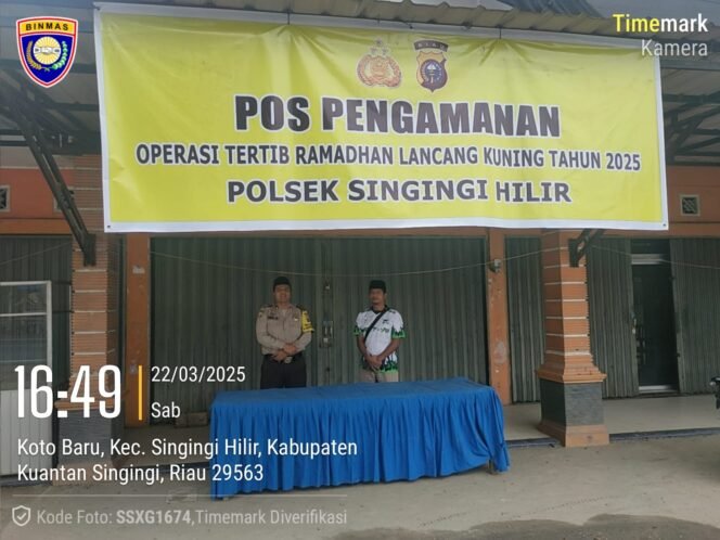 
					Polsek Singingi Hilir Patroli KRYD Jelang Operasi Ketupat Lancang Kuning 2025