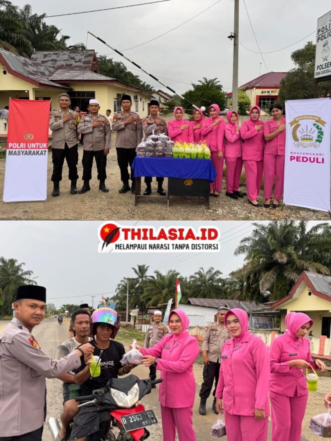 
					Kepedulian Ramadhan: Polsek Bonai Darussalam Tebar Kasih dengan Berbagi Takjil dan Santunan Anak Yatim