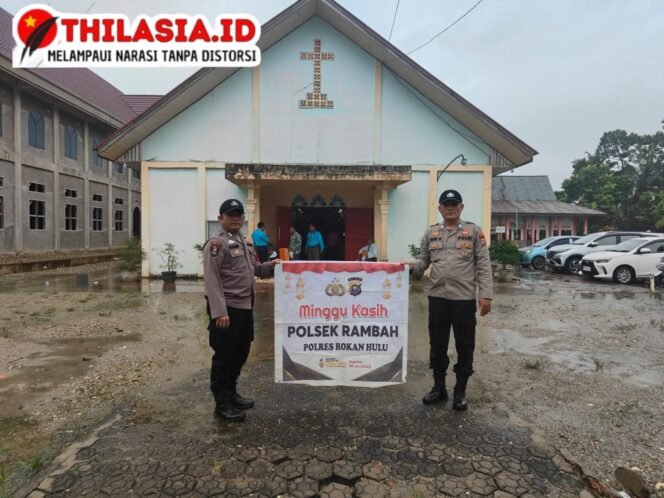 
					Polsek Rambah Hadirkan Rasa Aman, Ibadah Minggu di Gereja Berlangsung Khidmat