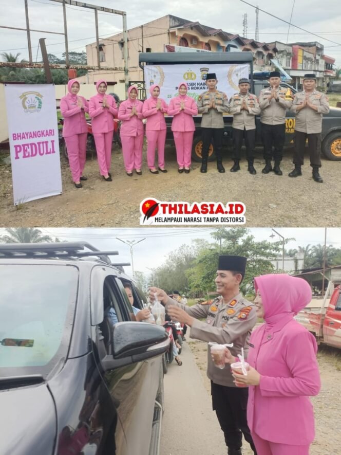 
					Polsek Kabun dan Bhayangkari Ranting Kabun Tebar Berkah Ramadhan, Hangatkan Kebersamaan dengan Berbagi Takjil