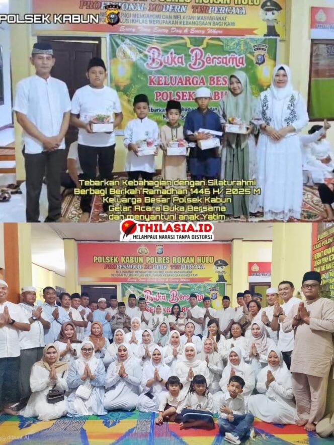 
					Polsek Kabun Tebarkan Kebahagiaan Ramadhan, Santuni Anak Yatim dan Pererat Silaturahmi